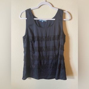 Antonio Melani Sleeveless Blouse Size L Blue